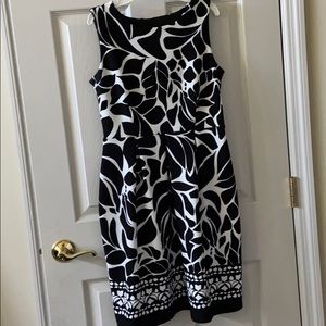 Enfocus studio black and white dress